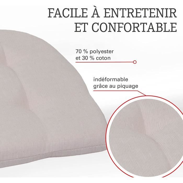 Beo Coussin d'Assise 40x40 cm Semi-Circulaire