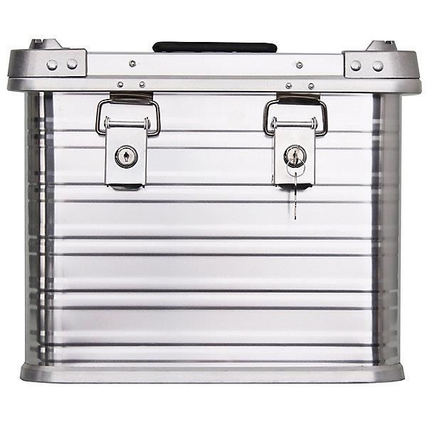 Caisse aluminium, Etanche et anti-poussière, HxLxP 33 x 39 x 28,5 cm, 27  litres