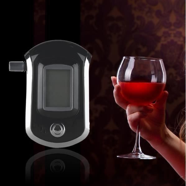 Testeur D'alcool éthylomètre Overmax AD-05 Portable - écran LCD, Embout Jetable, Neuf