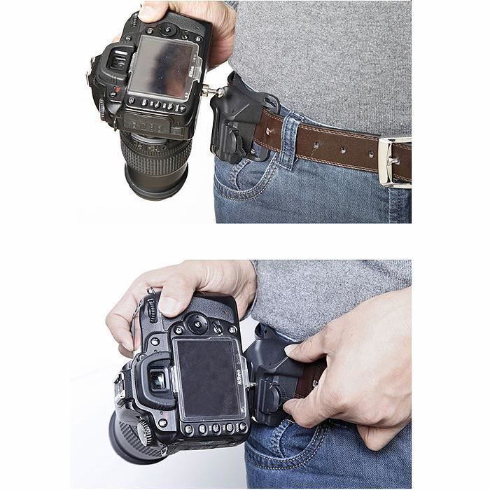 Clip De Ceinture Pour Appareil Photo Compact - Étui Holster Avec Sécurité Et Broche En Acier