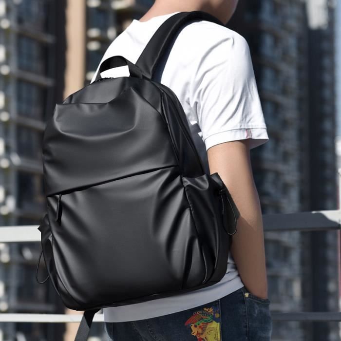 Sac a dos homme S01724 Noir Grande capacite et style d ete