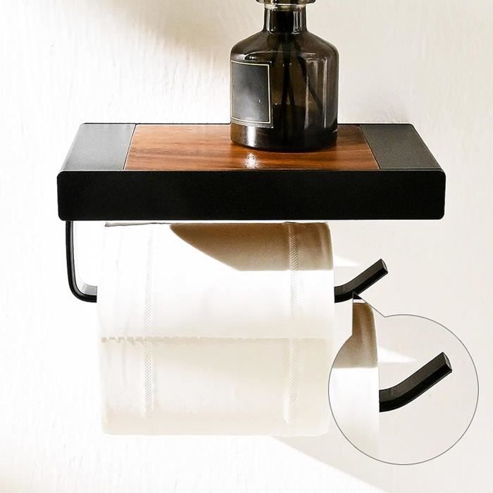 Porte-Rouleau Toilette MaxHold - Support Ventouse Acier Inoxydable - Sans Perçage Pour Salle De Bain/Cuisine
