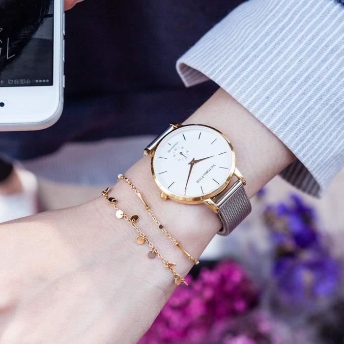 Montre discount femme minimaliste