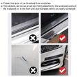Fafeicy bande de protection de pare-chocs de voiture Protecteur de couverture anti-rayures d'entrée de porte de voiture autocollant-2