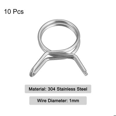 VINGVO Collier De Serrage à Vis Sans Fin 15 Pièces Collier De Serrage