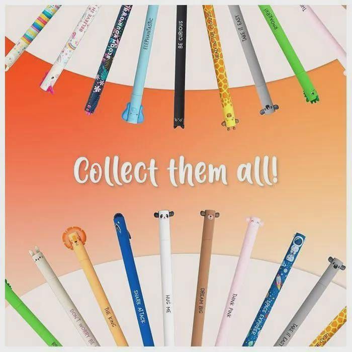 Lot De 4 Stylos à Encre Gel Effaçable Avec Encre