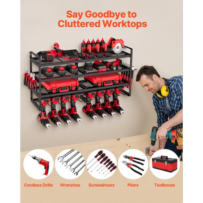 Organiseur Mural Pour Outils lectriques Support De Rangement 4 organiseur-mural-pour-outils-lectriques-support-de-rangement-4