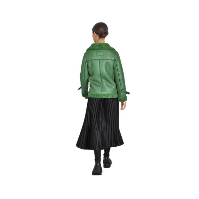 Blouson bombardier femme Oakwood Ref 61248 Vert Vert Cdiscount Pret a Porter
