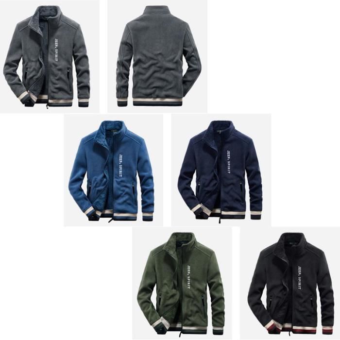 Berghaus Hommes Randonnée Polaire Couche Veste Fermeture Éclair