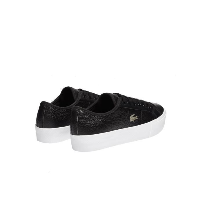 Lacoste chaussure clearance femme noir