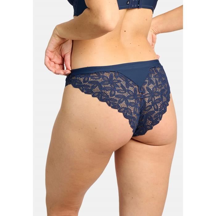Billet Doux Slip VIRTUOSE Iris bleu profond Cdiscount Pret a Porter