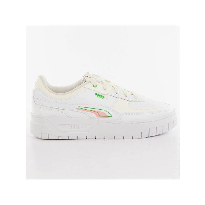 Puma cali sales blanche et beige
