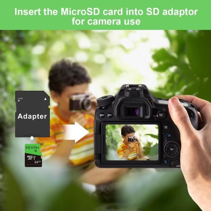 Carte Fiable Garantie 5 Ans Carte Mémoire SanDisk SDXC Ultra 64 Go - Classe 4, Vitesse Jusqu'à 15 Mo/s - Pour Appareil Photo, Caméscope HD Carte Sd 64 Carte Fiable Garantie 5 Ans Carte Mémoire SanDisk SDXC Ultra 64 Go - Classe 4, Vitesse Jusqu'à 15 Mo/s - Pour Appareil Photo, Caméscope HD Carte Sd 64