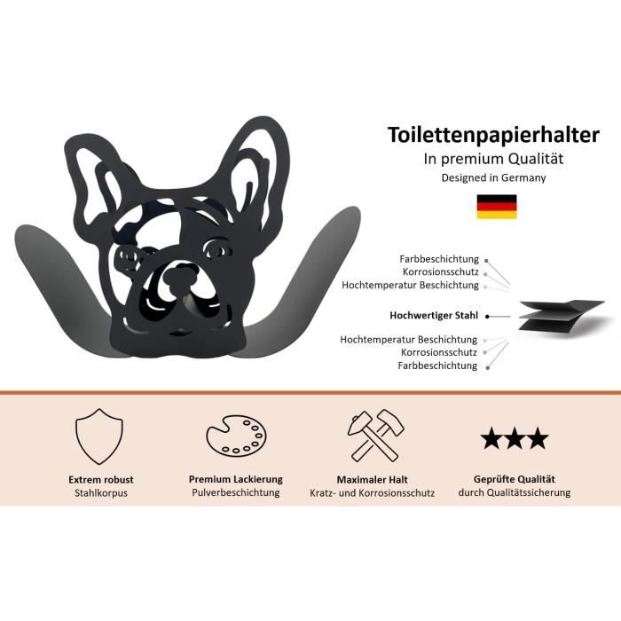 Bouledogue Français Sur Les Toilettes Décoration Murale Dé Salle De