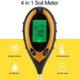 Sonew mètre de testeur de pH de lumière du soleil de température d'humidité 4 dans 1 sol de jardin de mètre d'appareil de-3