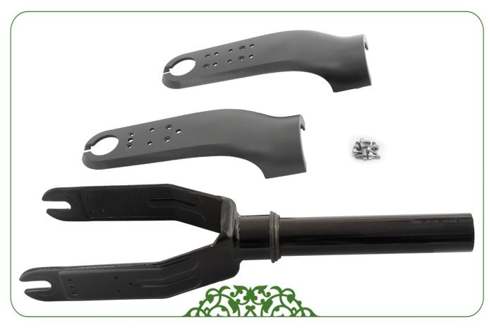 Fourche Avant Amortisseur Pour Scooter Xiaomi M365, 1S, Pro, Pro2, Mi3 - Kit Avec Béquille Et Garde-boue - Noir