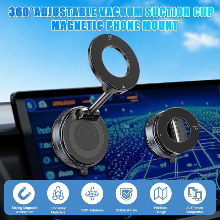 Lntyq Support Magnétique Pour Téléphone Portable De Voiture, Supports