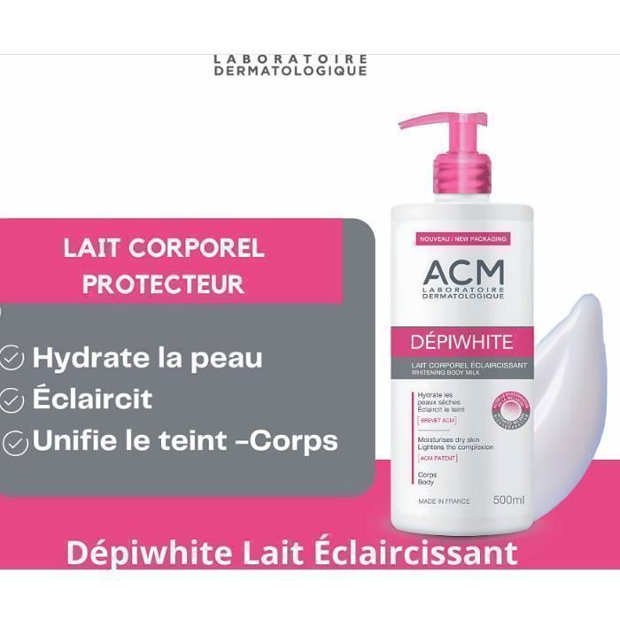 Lait Corporel Éclaircissant - ACM - Dépiwhite - 500ml - Non