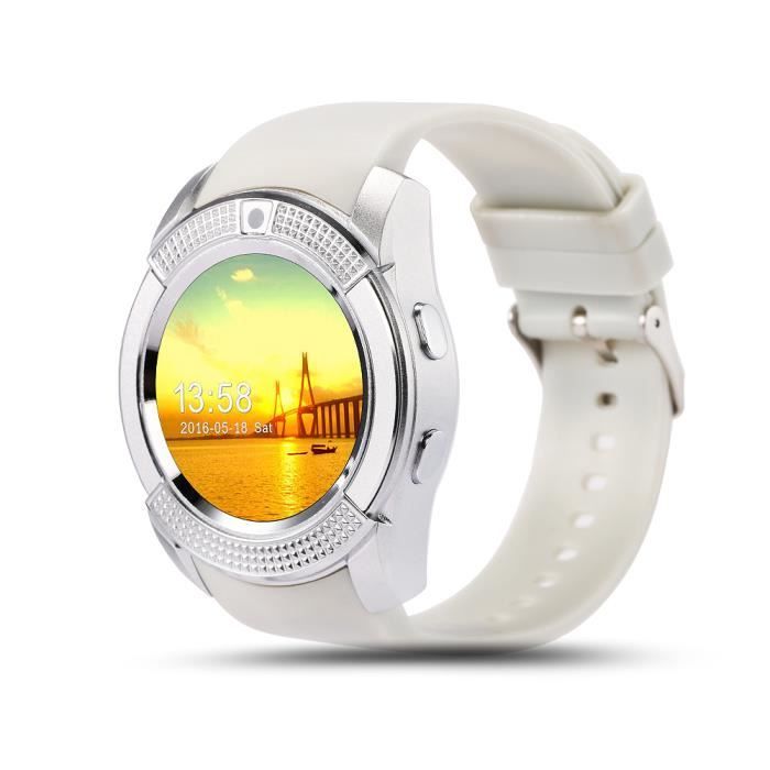 Generic v8 bluetooth smart watch on sale
