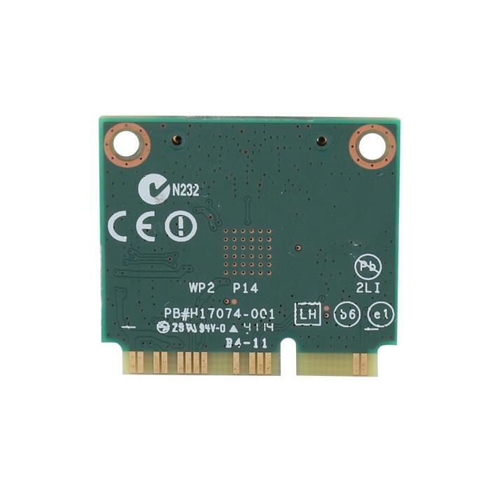 Carte Wi-Fi Dual Band AC-7265 Mini PCI-E - 867 Mbps, Bluetooth 4.0, Pour PC Portable (NGFF/M.2)