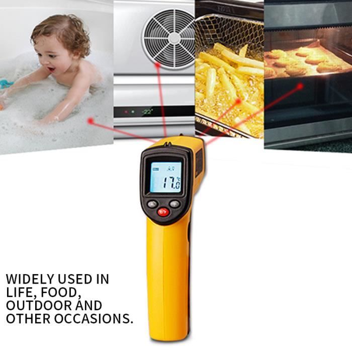 DOMO Thermomètre culinaire avec affichage lumineux