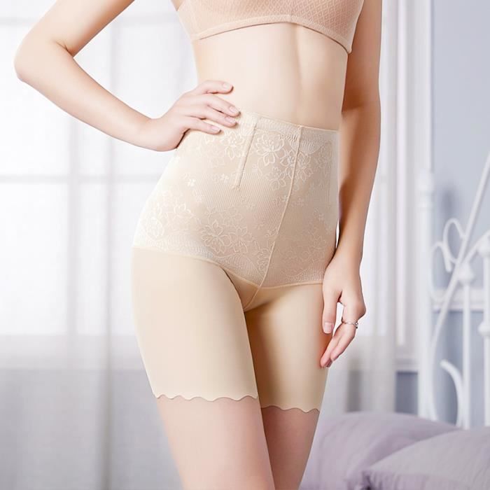 Gaine Amincissante Ventre Plat Gaine Ventre Plat Culotte Femme Taille Haute  Panty Gainant Short Minceur Invisible Culotte - Beige Beige - Cdiscount  Prêt-à-Porter