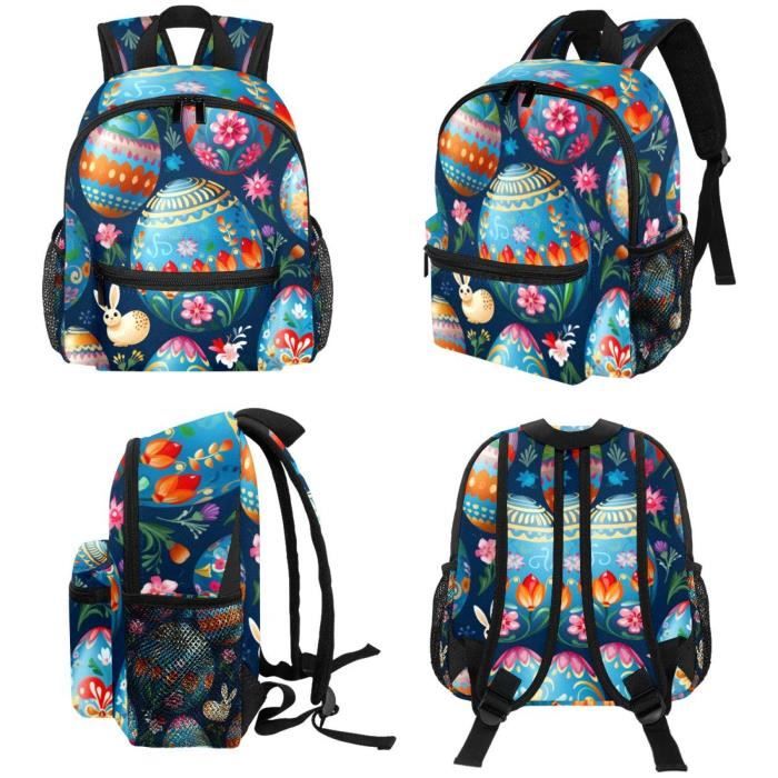 Cartable - TIZZYTOY - Unisexe - Bleu - Matériau tissé sergé - 10 x 4 x ...