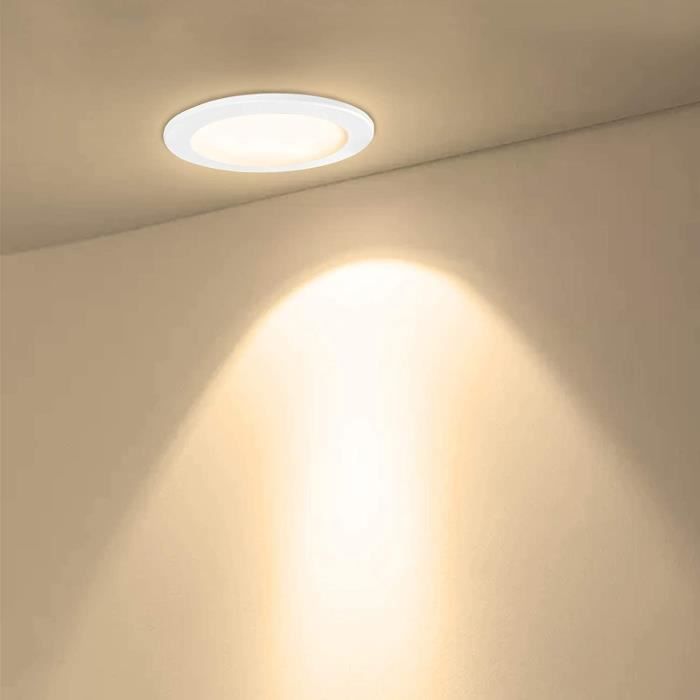 set van 3 stuks cabinet inbouw led spot zwart 3000 kelvin