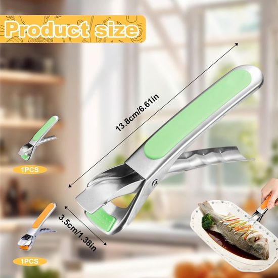 Pince De Cuisine - Acier Inoxydable - Pince Pour Air Fryer