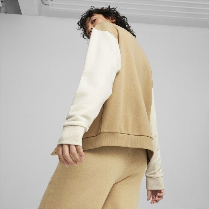 Veste de survêtement femme Puma Squad beige Cdiscount Prêt-à-Porter