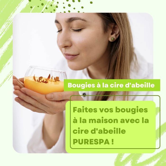 Cire D'Abeille Pure Jaune En Pastilles - 500 Grammes - Neuf - Produit De France