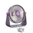 Climatiseur Mobile Ventilateur Bureau USB Type-C 5 Vitesses LED 3 Modes Mural Orientable Longue Autonomie