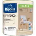 RIPOLIN - Esprit Déco Multi-supports -  Beige plage - Satin - 0,5L-0