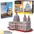 National Geographic - Puzzle 3d Cathédrale Saint Paul, Construction Enfant et Adulte, Puzzles 3d, Cadeau Anniversaire Garcon et-0