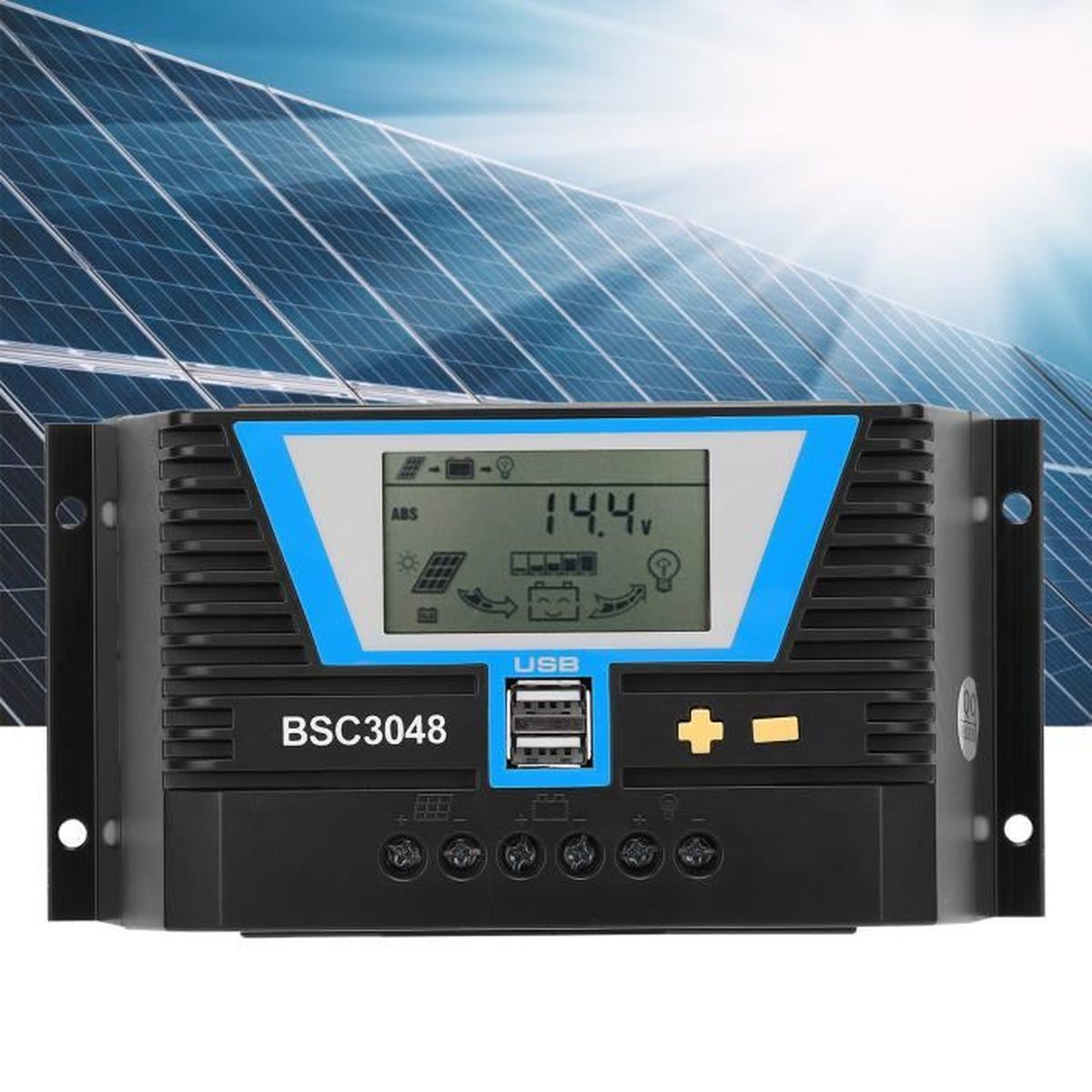 Câbles Solaires 6mm² - 2m Avec Pinces Batterie | Pour Installation PV, Camping, Van, Bateau | Cuivre Étamé - 11