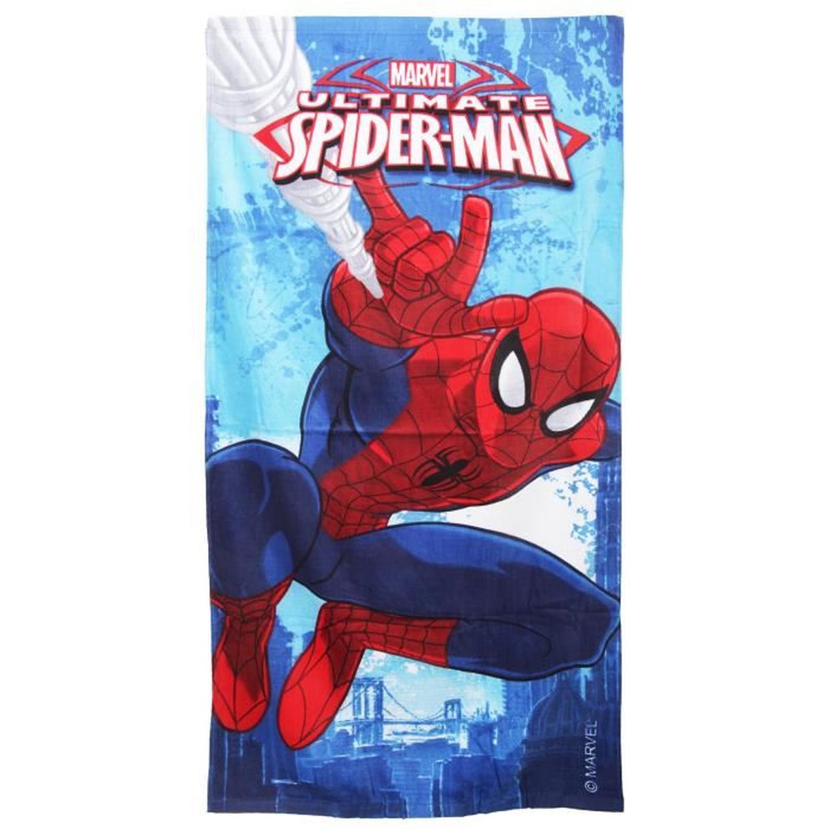70 x 140 cm Couleur Unie St.Ioannidis/&Son Spiderman 5 Serviette de Plage 100/% Microfibre