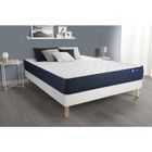 ACTISOM Ensemble matelas ACTIFLEX LIFE 200x200 Ressorts ensachés et Mémoire de forme 5zones de confort + som