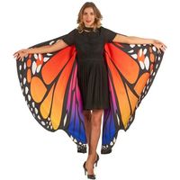 Ailes papillon adulte - Multicolore - Utilisation extérieure - Pour Carnaval et fêtes à thème