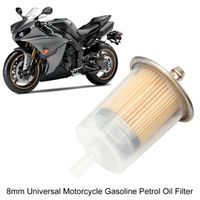 Filtre à essence, filtre à huile universel d'essence de moto de la meilleure qualité universelle de 8 mm