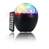 INN® Flash lumineux à boule magique Bluetooth,  éclairage  de  scène à  LED audio  16 couleurs, éclairage de projection le jour de N