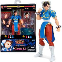 Figurine de collection Chun-Li de Street Fighter - JADA TOYS - Jouet mobile avec accessoires
