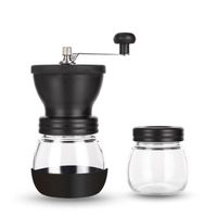 Manual coffee grinder, coffee bean grinder, crusher, grinder, hand-cranked coffee machine (Noir )