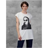 T-shirt à manches longues pour femmes Diesel blanc