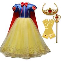 Filles Princesse Costume Pour Enfants Halloween Party Cosplay Dress Up Enfants Déguisement Fille rf0303drs01fa Bleu