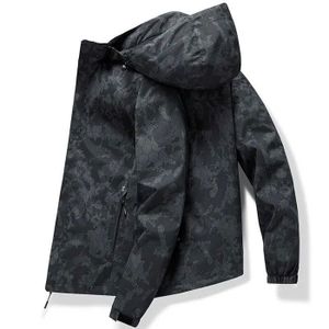 Veste Imperméable Coupe-Vent MOKBAY Pour Running Et Sport - Poches, Tissu Respirant