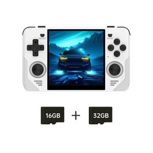 CONSOLE PSP Blanc 48 Go - Mini console de jeu vidéo rétro pour PSP, lecteur de jeu de poche, écran IPS de 4 pouces, WiFi