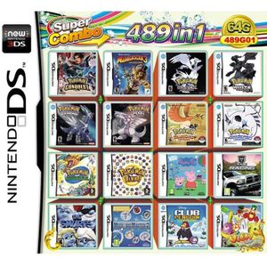 JEU DS - DSI 489 en 1 Cartouche de jeu DS Mario Multicart pour 
