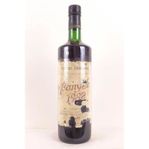 VIN ROUGE banyuls robert doutres  VD rouge 1982 - roussillon