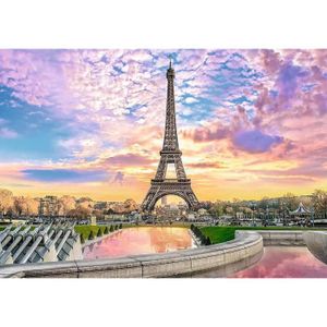 PUZZLE Puzzle 1000 pièces - Trefl - Tour Eiffel, Paris, F