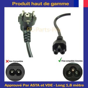CABLE D'ALIMENTATION TREFLE 1.5M - DENZER Shop